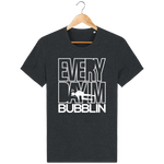 T-Shirt Homme Everyday I'm Bubblin - Noir chiné