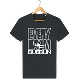 T-Shirt Homme Everyday I'm Bubblin - Noir chiné