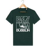 T-Shirt Homme Everyday I'm Bubblin - Vert sapin chiné