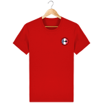 T-Shirt Homme Brodé Plongeur Français - Rouge