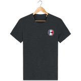 T-Shirt Homme Brodé Plongeur Français - Noir chiné