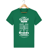 T-Shirt Homme Un Grand Coeur et des Grands Poumons - Vert