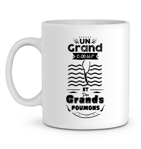 Mug Un Grand Coeur et des Grands Poumons