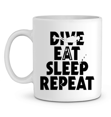 Mug Dive Eat Sleep Repeat