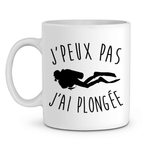 Mug J'peux pas j'ai plongée