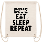 Tote Bag "Dive Eat Sleep Repeat"