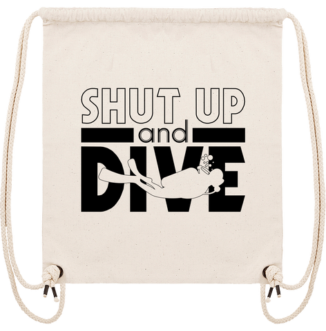 Tote bag "Shut Up and Dive"