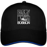 Casquette Everyday I'm Bubbling - Noir liseré bleu