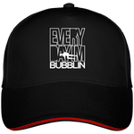 Casquette Everyday I'm Bubbling - Noir liseré rouge