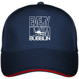 Casquette Everyday I'm Bubbling - Bleu marine liseré rouge