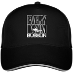 Casquette Everyday I'm Bubbling - Noir liseré gris clair