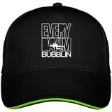 Casquette Everyday I'm Bubbling - Noir liseré vert