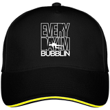 Casquette Everyday I'm Bubbling - Noir liseré jaune