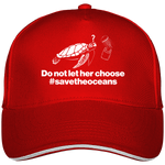 Casquette Save the Oceans - Rouge