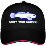 Casquette Goby Wan Kenobi - Noir liseré fuchsia