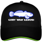 Casquette Goby Wan Kenobi - Noir liseré vert