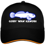 Casquette Goby Wan Kenobi - Noir liseré orange