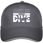 Casquette Shut Up and Dive - Gris