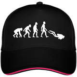 Casquette Evolution - Noir liseré fuchsia