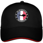 Casquette Plongeur Français - Noir liseré rouge