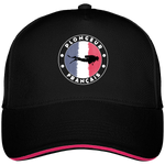 Casquette Plongeur Français - Noir liseré fuchsia