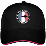 Casquette Plongeur Français - Noir liseré fuchsia