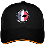 Casquette Plongeur Français - Noir liseré orange