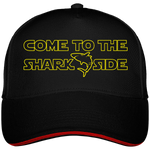 Casquette Come to the shark side - Noir liseré rouge