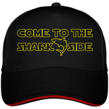 Casquette Come to the shark side - Noir liseré rouge