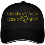 Casquette Come to the shark side - Noir liseré gris clair