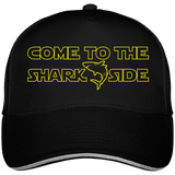 Casquette Come to the shark side - Noir liseré gris clair