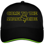 Casquette Come to the shark side - Noir liseré vert