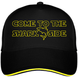 Casquette Come to the shark side - Noir liseré jaune