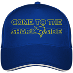 Casquette Come to the shark side - Bleu roi