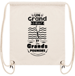 Tote bag "Un grand cœur et des grands poumons"