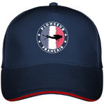 Casquette Brodée Plongeur Français - Bleu marine / Liseré rouge