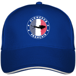 Casquette Brodée Plongeur Français - Bleu / Liseré beige